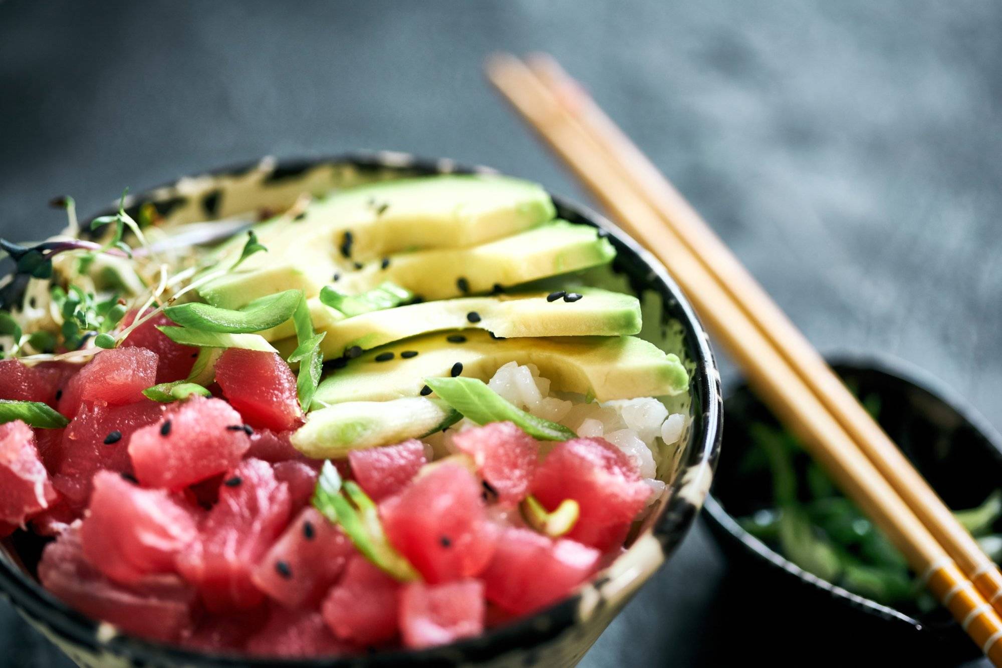 Ahi tuna poke Ahi tuna poke